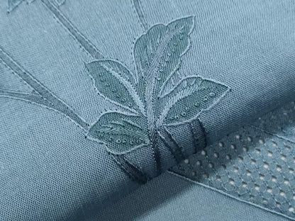 平和屋着物＊夏物　中国三大刺繍　スワトウ刺繍　総刺繍　訪問着　紗紬　更紗花文　正絹　逸品　CABH3905th
