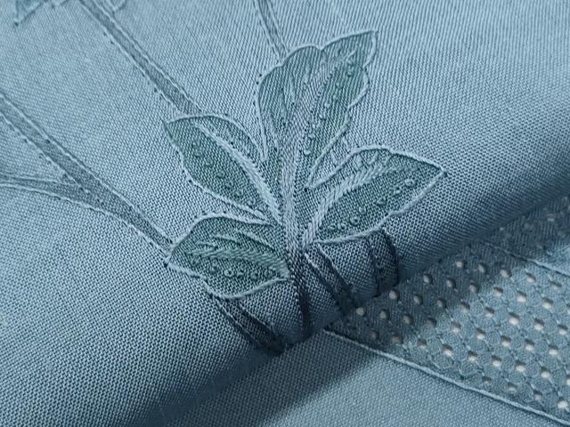 平和屋着物＊夏物　中国三大刺繍　スワトウ刺繍　総刺繍　訪問着　紗紬　更紗花文　正絹　逸品　CABH3905th