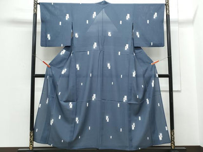 平和屋着物＊夏物　小紋　絽　吉祥文　松坂屋扱い　正絹　逸品　CABH3912th