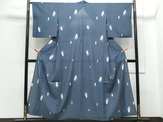 平和屋着物＊夏物　小紋　絽　吉祥文　松坂屋扱い　正絹　逸品　CABH3912th
