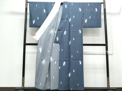 平和屋着物＊夏物　小紋　絽　吉祥文　松坂屋扱い　正絹　逸品　CABH3912th