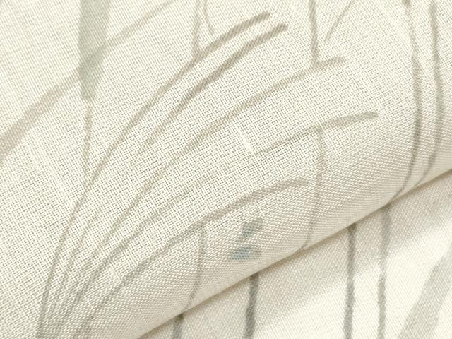 平和屋着物＊夏物　紗紬　稲穂　草花文　正絹　逸品　CABH3915th