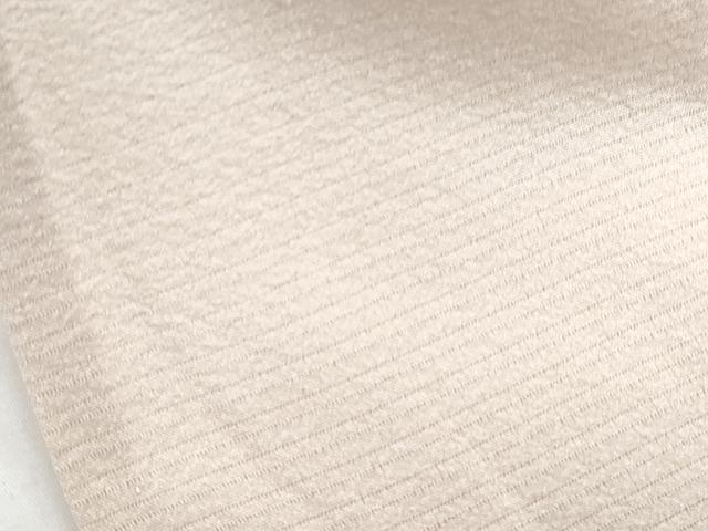 平和屋着物＊夏物　色無地　絽縮緬　灰桜色　正絹　逸品　CABH3917th