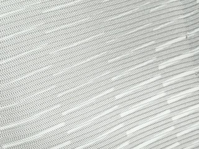 平和屋着物＊夏物　小紋　絽　横段文　正絹　逸品　CABH3920th