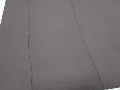 平和屋着物＊夏物　色無地　絽　葡萄鼠色　正絹　逸品　CABH3925th