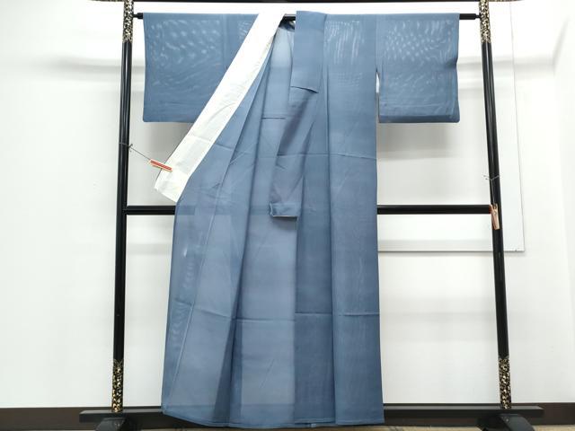 平和屋着物＊夏物　虹色創家　本郷大田子　小紋　絽　楓文　正絹　逸品　CABH3927th