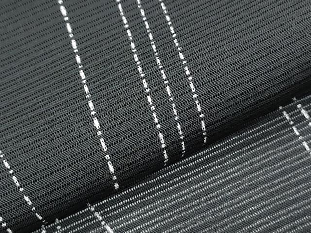 平和屋着物＊夏物　小紋　絽　稲穂　黒地　正絹　逸品　未使用　CABH3930th