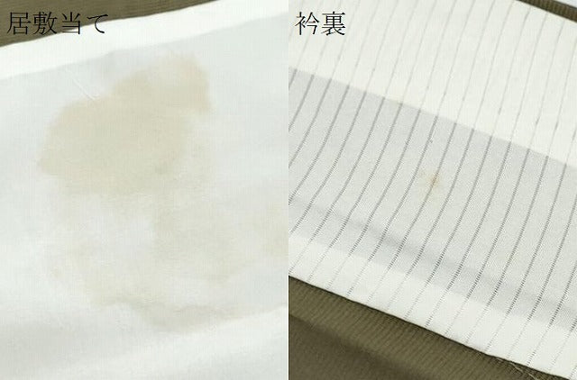 平和屋着物＊夏物　訪問着　絽　刺繍　草花文　金彩　正絹　逸品　CABH3931th