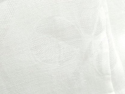 平和屋着物＊夏物　長襦袢　草葉紋紗　小千谷ちぢみ織物謹製　反端付き　麻　逸品　CABH3934th