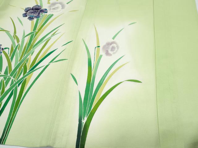平和屋着物＊夏物　訪問着　絽　草花文　正絹　逸品　CABH3941th