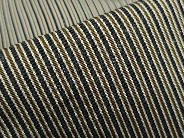 平和屋着物＊夏物　男性　馬乗り袴　縦絽　縞　正絹　逸品　CABH3947th