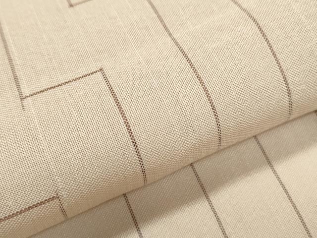 平和屋着物＊夏物　紗紬　幾何学文様　正絹　逸品　CABH3952th