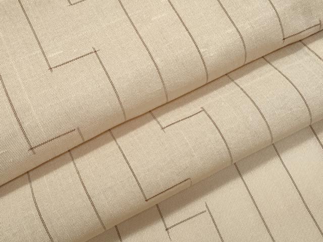 平和屋着物＊夏物　紗紬　幾何学文様　正絹　逸品　CABH3952th
