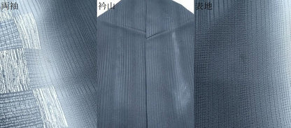 平和屋着物＊夏物　訪問着　縦絽　吉祥間道　暈し染め　正絹　逸品　CABH3955th