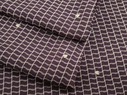 平和屋着物●上質な小紋　瓦舞花びら　正絹　逸品　CABH3968th