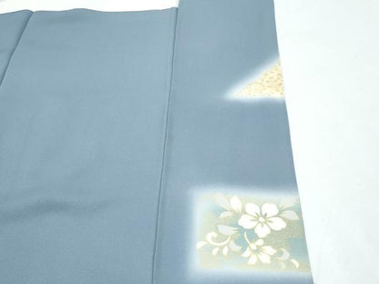 平和屋着物●豪華色留袖　駒刺繍　更紗花唐草文　暈し染め　金彩　正絹　逸品　CABH3972th