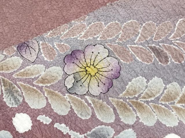 平和屋着物●訪問着　辻が花　暈し染め　金彩　正絹　逸品　CABH3979th