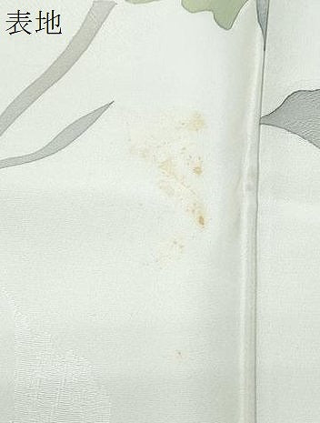 平和屋着物●上質な小紋　地紋起こし　草葉文　正絹　逸品　CABH3984th