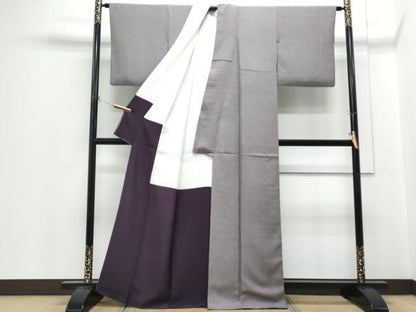 平和屋着物●江戸小紋　鮫小紋柄　正絹　逸品　CABH3990th