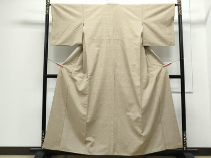 平和屋着物●上質な紬　霞文　正絹　逸品　CABH3998th