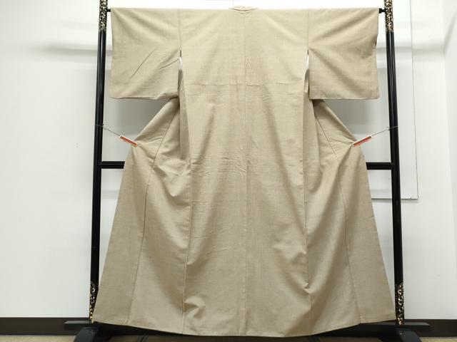 平和屋着物●上質な紬　霞文　正絹　逸品　CABH3998th