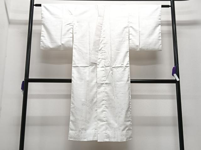 平和屋着物■長襦袢　無双仕立て　流水舞花地紋　洗える着物　CABH4001xe
