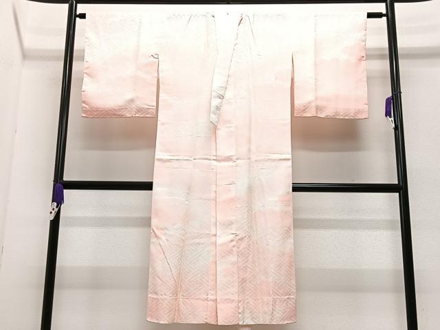 平和屋着物■長襦袢　無双仕立て　雲取り紗綾形地紋　洗える着物　CABH4003xe