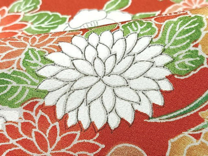 平和屋着物■小紋　草花文　洗える着物　CABH4010xe