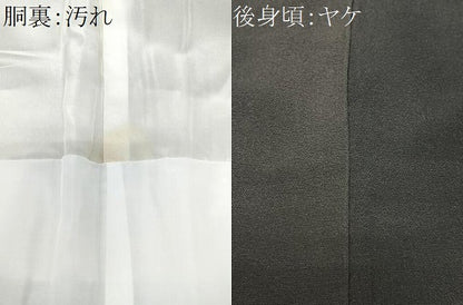 平和屋着物■豪華黒留袖　鳳凰　暈し染め　金銀彩　正絹　逸品　CABH4018xe