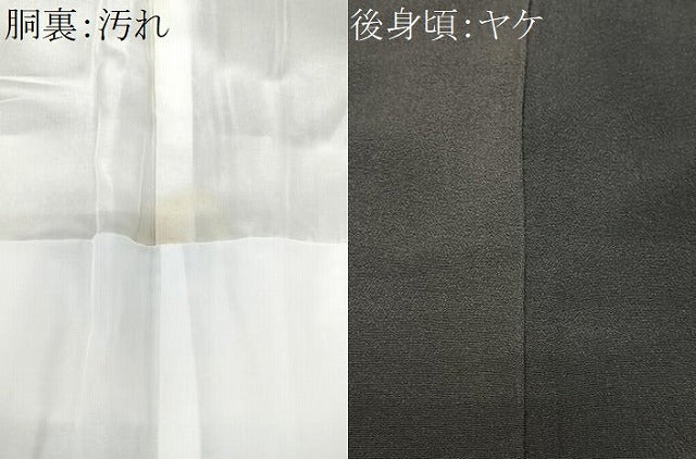 平和屋着物■豪華黒留袖　鳳凰　暈し染め　金銀彩　正絹　逸品　CABH4018xe