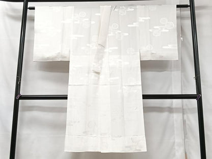平和屋着物■長襦袢　無双仕立て　エ霞正倉院花地紋　正絹　逸品　CABH4044xe