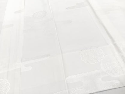 平和屋着物■長襦袢　無双仕立て　エ霞正倉院花地紋　正絹　逸品　CABH4044xe
