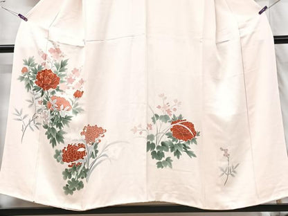 平和屋着物■訪問着　草花文　暈し染め　正絹　逸品　CABH4045xe