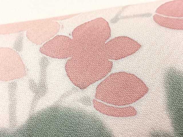 平和屋着物■訪問着　草花文　暈し染め　正絹　逸品　CABH4045xe