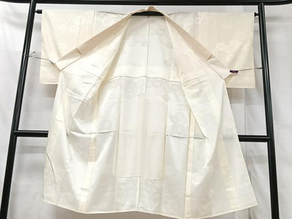 平和屋着物■長襦袢　無双仕立て　舞菊地紋　正絹　逸品　CABH4046xe