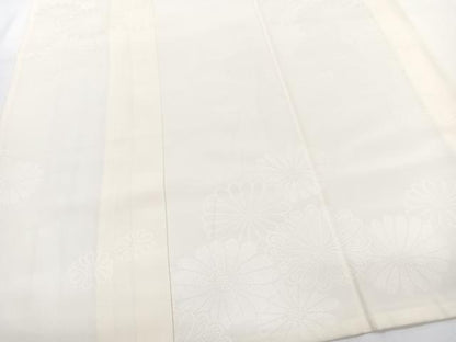 平和屋着物■長襦袢　無双仕立て　舞菊地紋　正絹　逸品　CABH4046xe