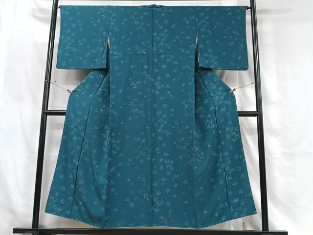平和屋着物■上質な小紋　舞楓文　正絹　逸品　CABH4050xe