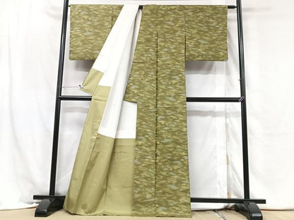 平和屋着物■上質な紬　霞文　正絹　逸品　CABH4051xe