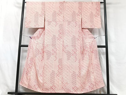 平和屋着物■上質な小紋　青海波　正絹　逸品　CABH4054xe