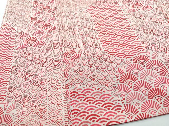 平和屋着物■上質な小紋　青海波　正絹　逸品　CABH4054xe