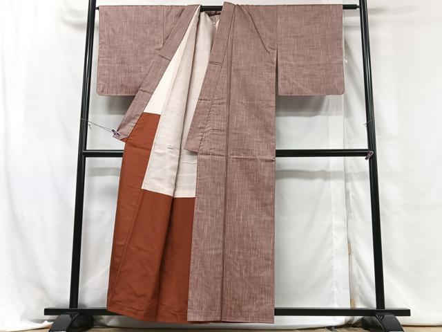 平和屋着物■上質な紬　霞文　正絹　逸品　CABH4071xe