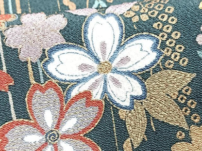 平和屋着物■訪問着　花間道　暈し染め　金彩　正絹　逸品　CABH4107xe