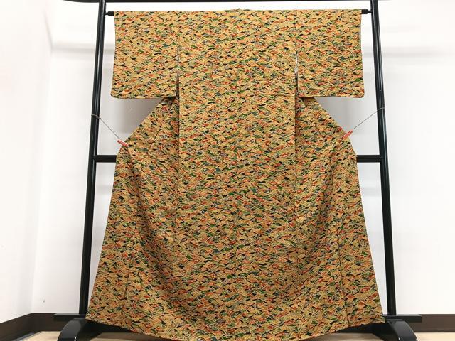 平和屋着物■上質な小紋　冊子文　正絹　逸品　CABH4126xe