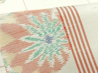 平和屋着物■上質な紬　毬文　正絹　逸品　CABH4134xe