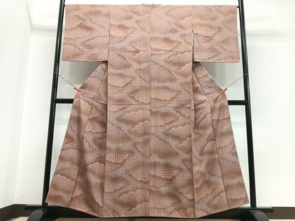 平和屋着物■上質な小紋　雲取り文　正絹　逸品　CABH4256xe