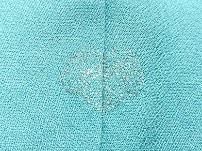 平和屋着物■訪問着　刺繍　短冊芝草花文　暈し染め　金彩　正絹　逸品　CABH4257xe