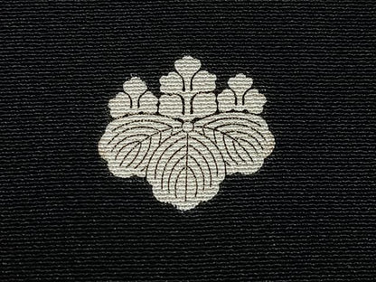 平和屋着物■豪華黒留袖　駒刺繍　御所車花文　金彩　正絹　逸品　CABH4265xe