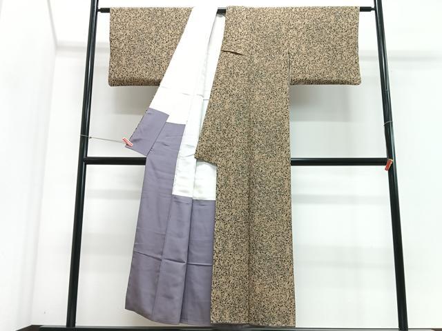 平和屋着物■上質な小紋　陶器花唐草文　正絹　逸品　CABH4268xe