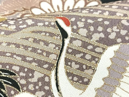 平和屋着物■豪華黒留袖　立波花鳥文　金彩　正絹　逸品　CABH4271xe