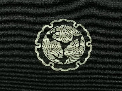 平和屋着物■豪華黒留袖　飛鶴浜松文　金彩　正絹　逸品　CABH4272xe